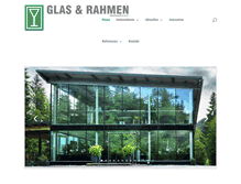 Tablet Screenshot of glas-rahmen.com